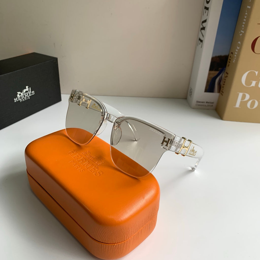 Hermès Square Silver Lens Sunglasses for Men & Women - detail image 5
