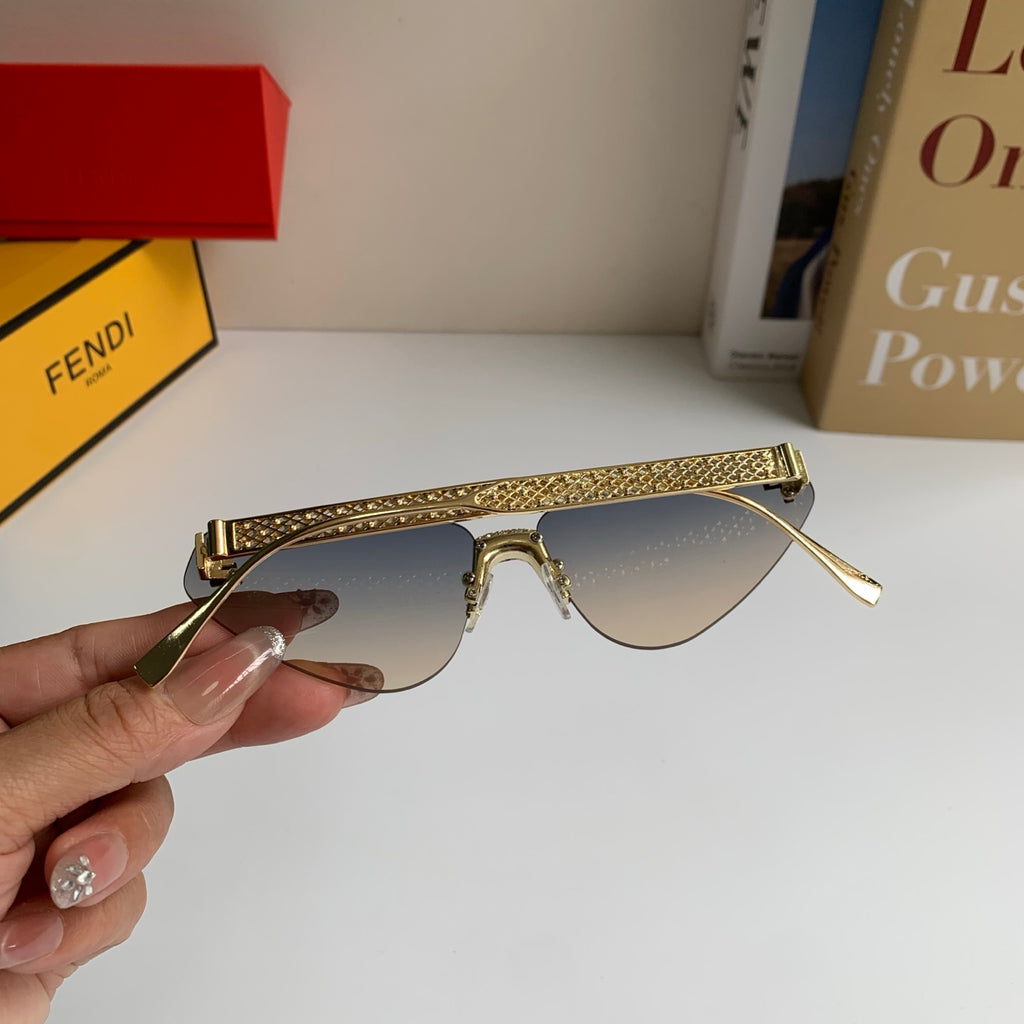 Fendi Metal Fashion Silver Lens Sunglasses for Men & Women - 487762 - detail image 7