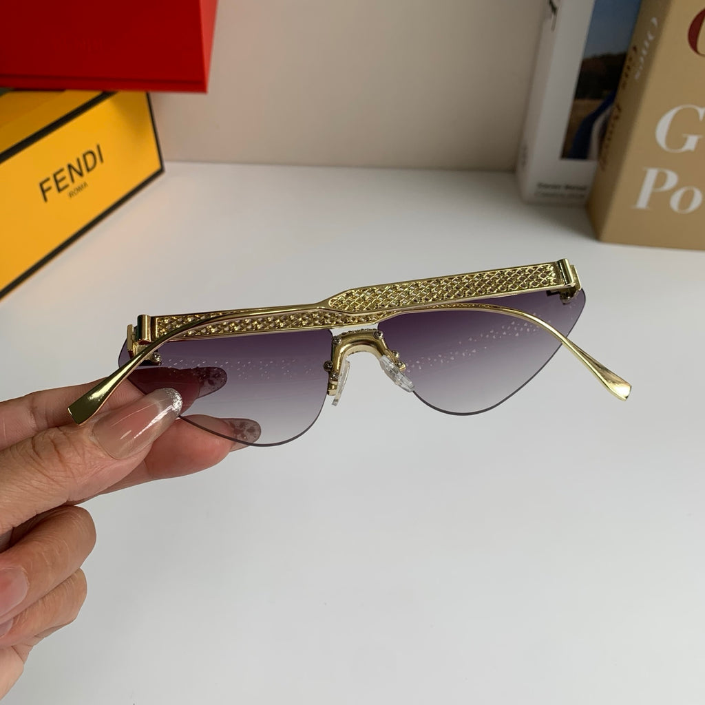 Fendi Metal Fashion Silver Lens Sunglasses for Men & Women - 487764 - detail image 7