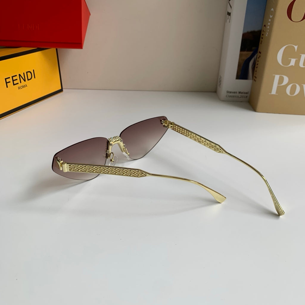 Fendi Metal Fashion Silver Lens Sunglasses for Men & Women - 487766 - detail image 7