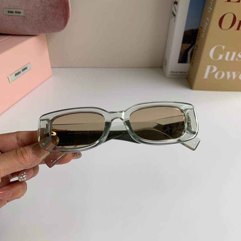Miu Miu Square Silver Lens Sunglasses for Men & Women - 487734 - detail image 4