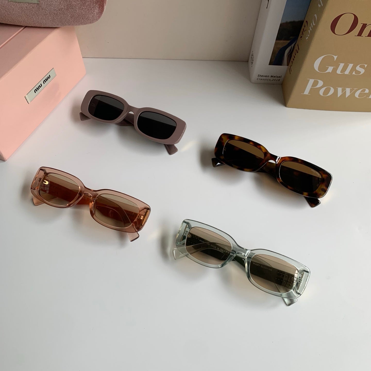 Miu Miu Square Brown Lens Sunglasses for Men & Women - 487737 - detail image 9