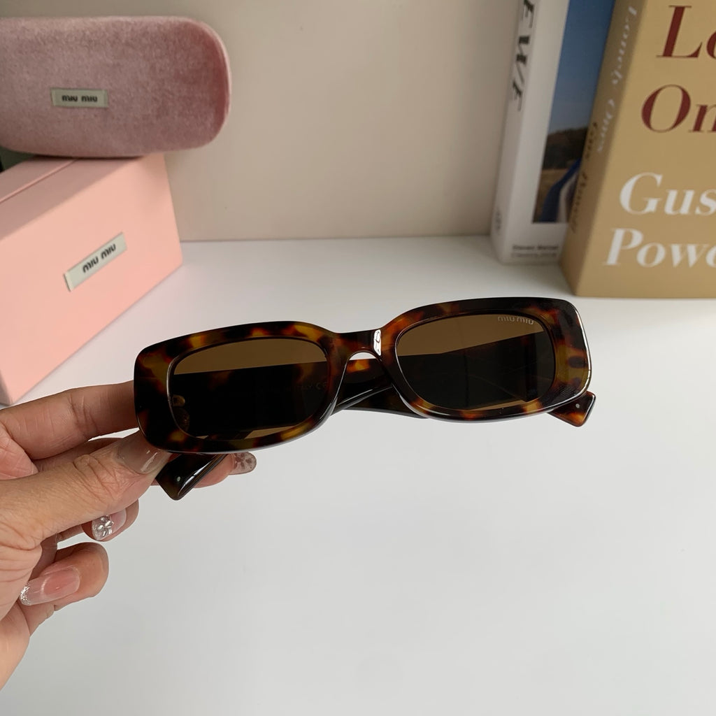 Miu Miu Square Brown Lens Sunglasses for Men & Women - 487736 - detail image 4