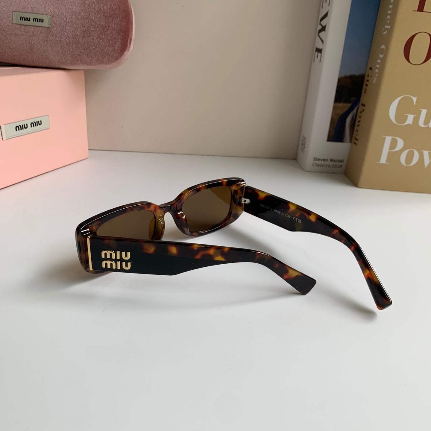 Miu Miu Square Brown Lens Sunglasses for Men & Women - 487736 - detail image 9