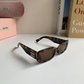 Miu Miu Square Brown Lens Sunglasses for Men & Women - 487736