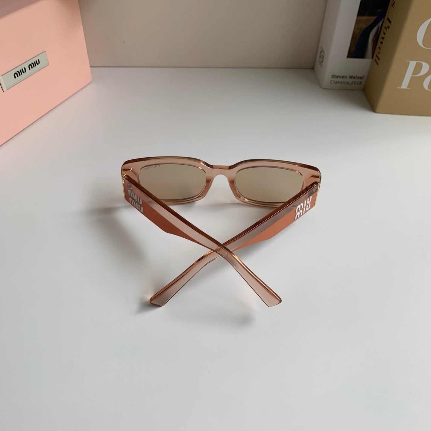 Miu Miu Square Brown Lens Sunglasses for Men & Women - 487737 - detail image 6