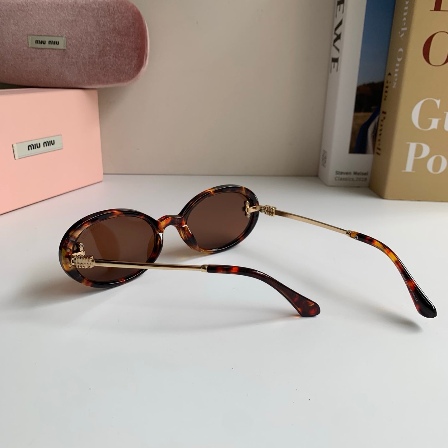 Miu Miu Square Brown Lens Sunglasses for Men & Women - 487620 - detail image 7