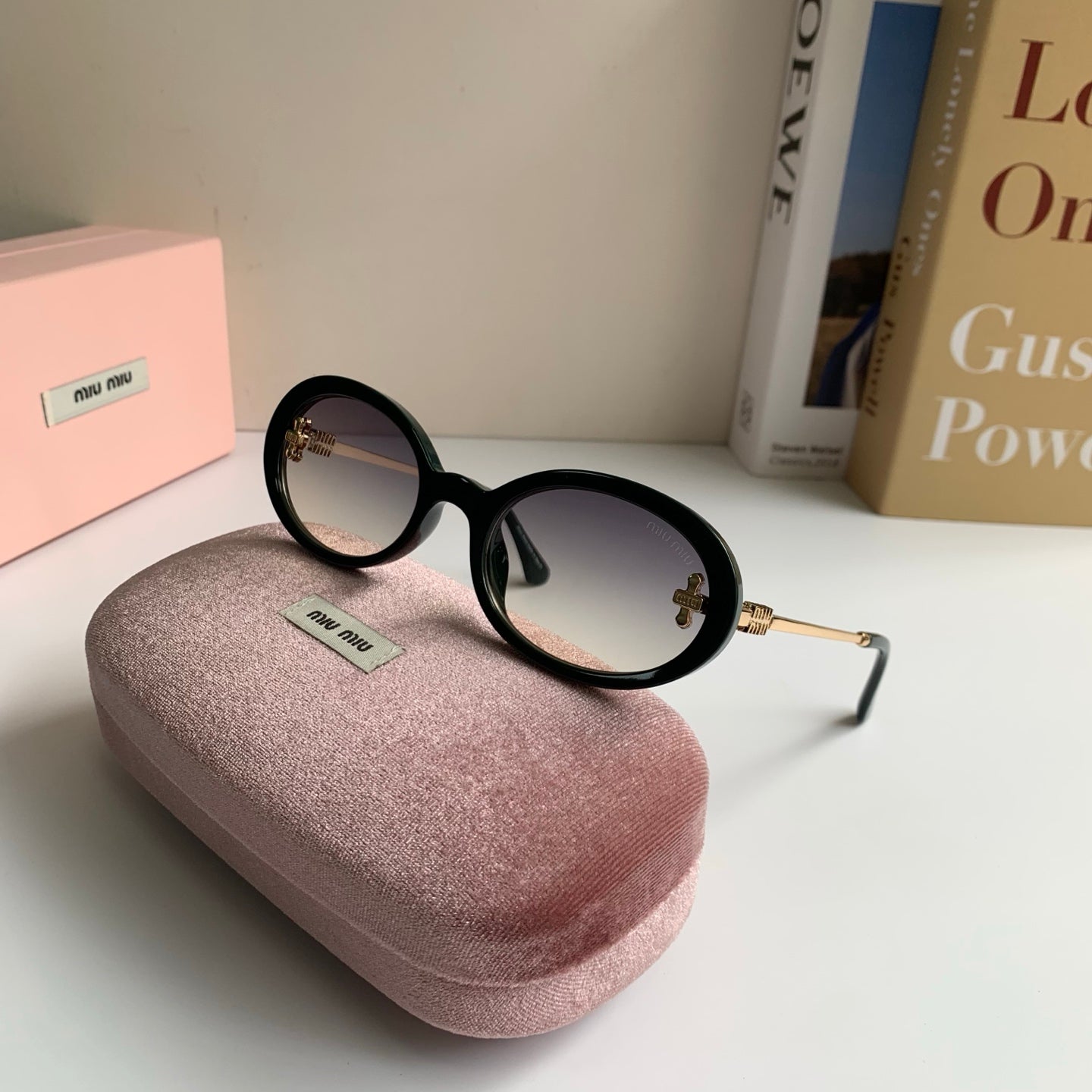 Miu Miu Square Silver Lens Sunglasses for Men & Women - 487621 - detail image 5