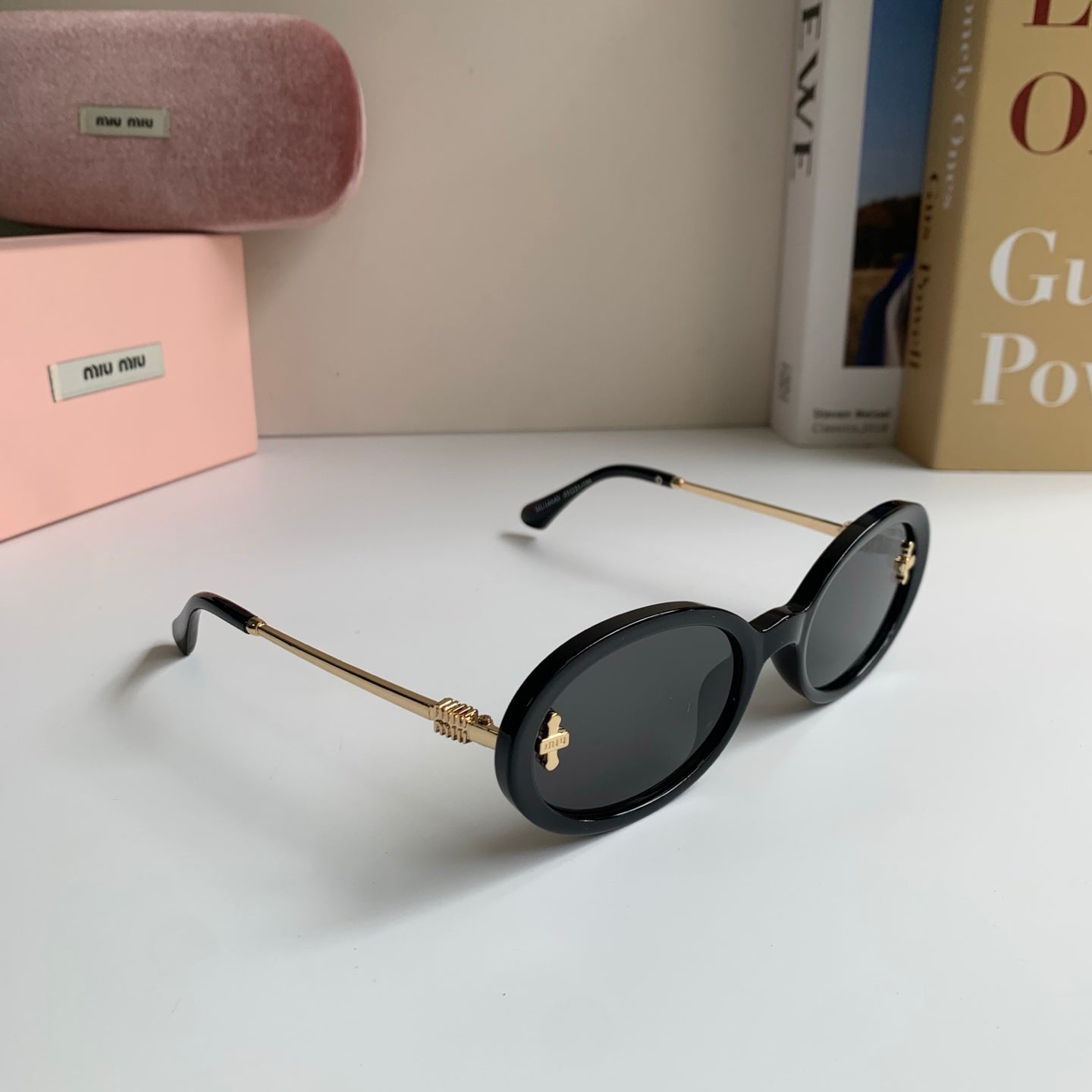 Miu Miu Square Silver Lens Sunglasses for Men & Women - 487623