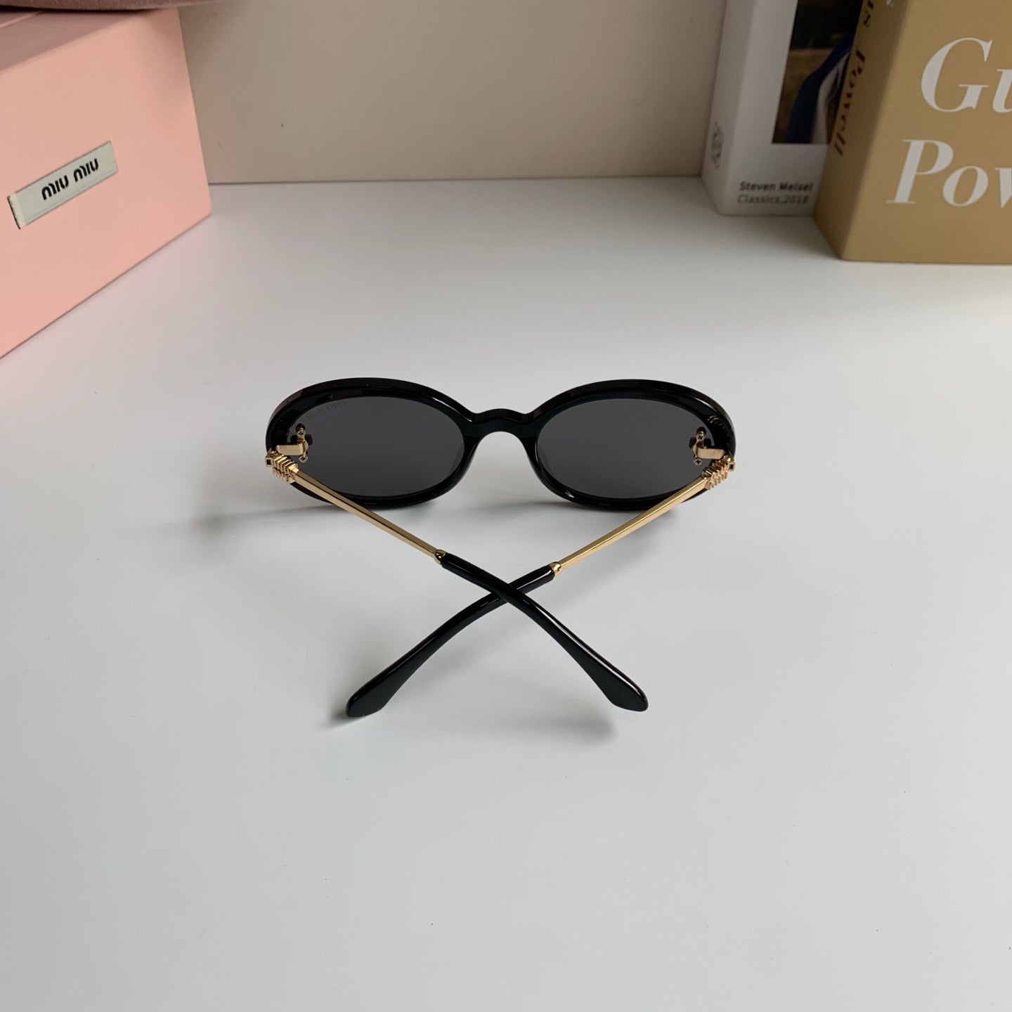 Miu Miu Square Silver Lens Sunglasses for Men & Women - 487623 - detail image 8